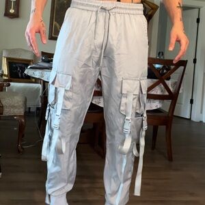 Men's Gray Cargo Pants